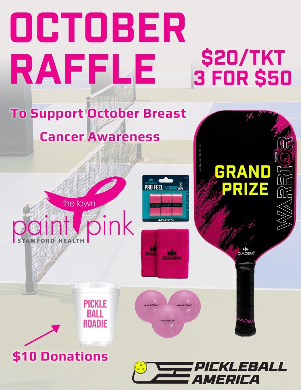 Pickleball America October Raffle